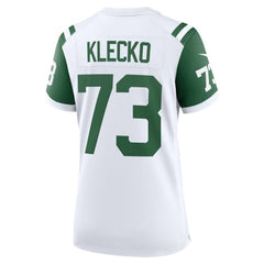 Joe Klecko New York Jets Women's Classic Alternate Retired Player Game Jersey White - Nike