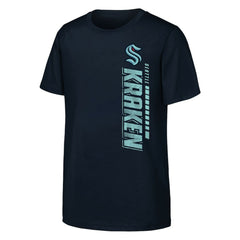 Seattle Kraken Youth Atmosphere T-Shirt Navy