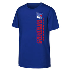 New York Rangers Youth Atmosphere T-Shirt Blue