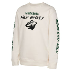 Minnesota Wild - Youth Star Power Pullover Sweatshirt Cream