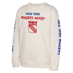New York Rangers Youth Star Power Pullover Sweatshirt Cream