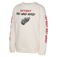 Detroit Red Wings - Youth Star Power Pullover Sweatshirt Cream
