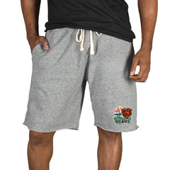 Chicago Bears Concepts Sport Mainstream Tri-Blend Shorts Gray - NFL
