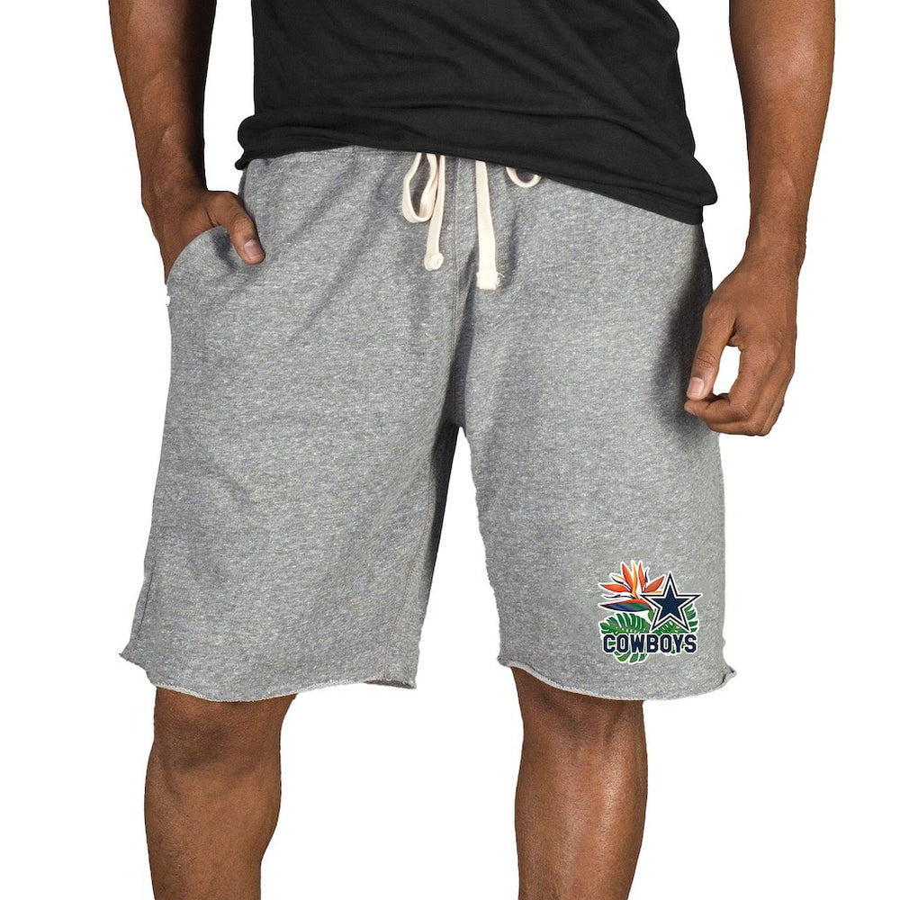 Dallas Cowboys Concepts Sport Mainstream Tri-Blend Shorts Gray - NFL