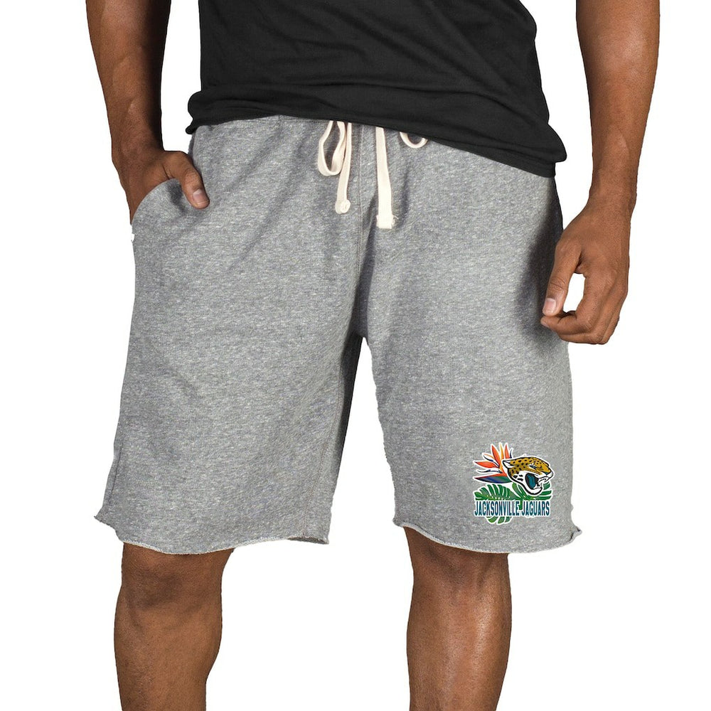 Jacksonville Jaguars Concepts Sport Mainstream Tri-Blend Shorts Gray - NFL
