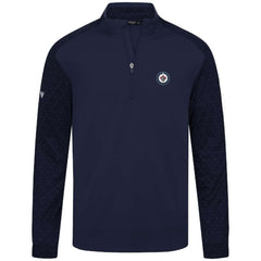 Winnipeg Jets - Levelwear Aztec Insignia Core Quarter-Zip Pullover Top Navy