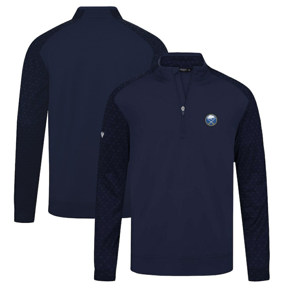 Buffalo Sabres - Levelwear Aztec Insignia Core Quarter-Zip Pullover Top Navy