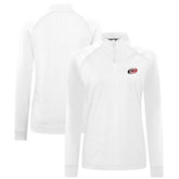 Carolina Hurricanes - Levelwear Women's Amethyst Insignia Core Quarter-Zip Jacket White