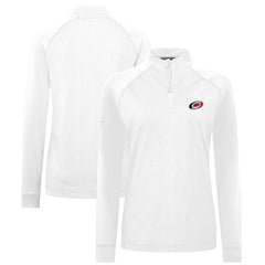 Carolina Hurricanes - Levelwear Women's Amethyst Insignia Core Quarter-Zip Jacket White