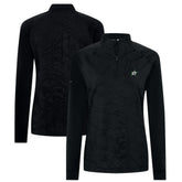 Dallas Stars - Levelwear Women's Amethyst Insignia Core Quarter-Zip Jacket Black
