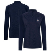 Winnipeg Jets - Levelwear Women's Amethyst Insignia Core Quarter-Zip Jacket Navy