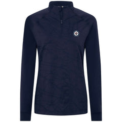 Winnipeg Jets - Levelwear Women's Amethyst Insignia Core Quarter-Zip Jacket Navy