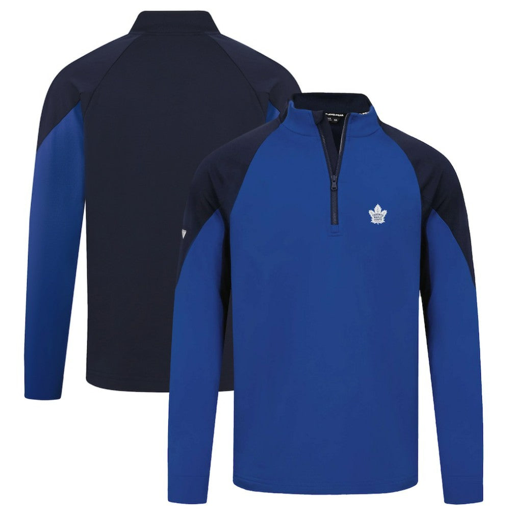Toronto Maple Leafs - Levelwear Cadet Insignia Core Quarter-Zip Pullover Top Blue