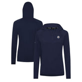 Winnipeg Jets - Levelwear Women's Raven Insignia Core Quarter-Zip Jacket Navy