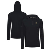 Vegas Golden Knights Levelwear Women's Raven Insignia Core Quarter-Zip Jacket Black
