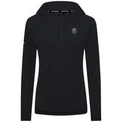 Vegas Golden Knights Levelwear Women's Raven Insignia Core Quarter-Zip Jacket Black
