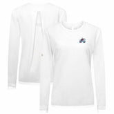 Colorado Avalanche - Levelwear Women's Sequoia Primary Logo Long Sleeve T-Shirt White