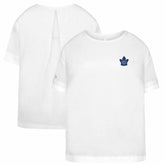 Toronto Maple Leafs - Levelwear Women's Tulip Primary Logo T-Shirt White