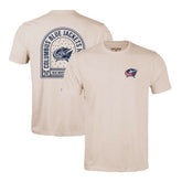 Columbus Blue Jackets - Levelwear Richmond Stained Glass T-Shirt Khaki