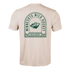 Minnesota Wild - Levelwear Richmond Stained Glass T-Shirt Khaki