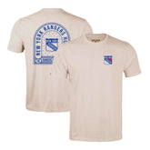 New York Rangers Levelwear Richmond Stained Glass T-Shirt Khaki
