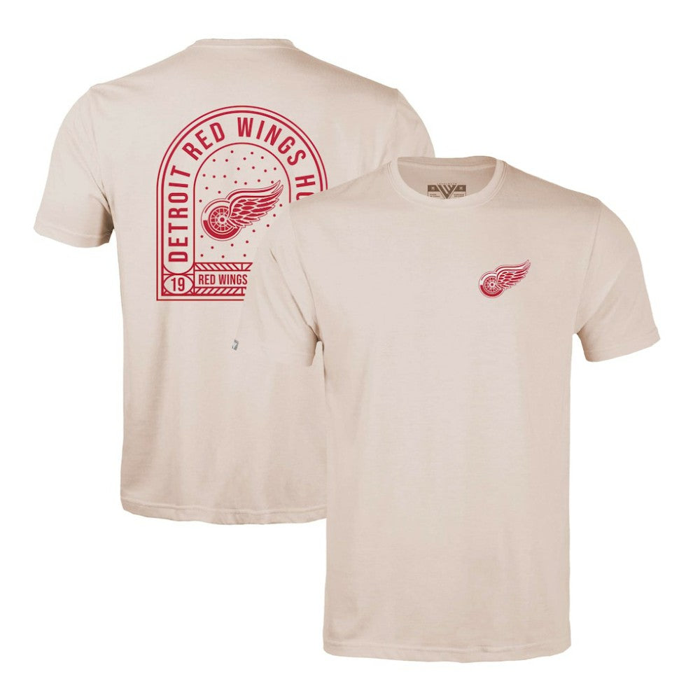 Detroit Red Wings - Levelwear Richmond Stained Glass T-Shirt Khaki