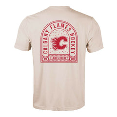 Calgary Flames - Levelwear Richmond Stained Glass T-Shirt Khaki