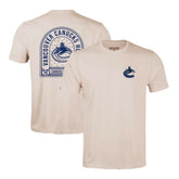 Vancouver Canucks - Levelwear Richmond Stained Glass T-Shirt Khaki
