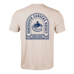 Vancouver Canucks - Levelwear Richmond Stained Glass T-Shirt Khaki