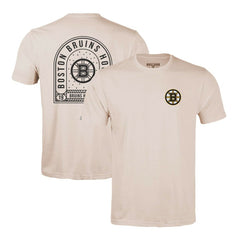 Boston Bruins Levelwear Richmond Stained Glass T-Shirt Khaki
