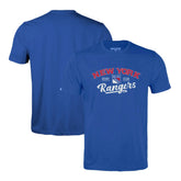 New York Rangers Levelwear Richmond Ice Wall T-Shirt Blue