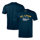 St. Louis Blues - Levelwear Richmond Ice Wall T-Shirt Navy