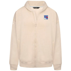 New York Rangers Levelwear Uphill Stained Glass Full-Zip Hoodie Jacket Khaki
