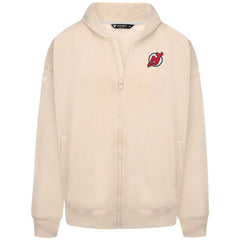 New Jersey Devils - Levelwear Uphill Stained Glass Full-Zip Hoodie Jacket Khaki