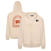 Philadelphia Flyers - Levelwear Uphill Stained Glass Full-Zip Hoodie Jacket Khaki