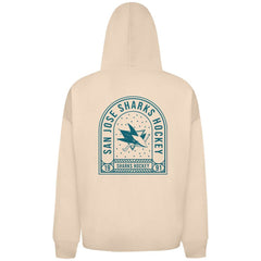 San Jose Sharks - Levelwear Uphill Stained Glass Full-Zip Hoodie Jacket Khaki