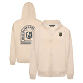 Vegas Golden Knights Levelwear Uphill Stained Glass Full-Zip Hoodie Jacket Khaki
