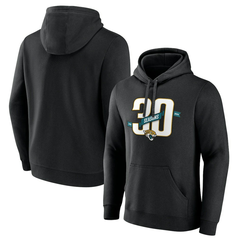 Jacksonville Jaguars 30th Anniversary Pullover Hoodie Black - NFL