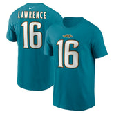 Trevor Lawrence Jacksonville Jaguars Throwback Name & Number T-Shirt Teal - Nike