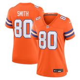 Rod Smith Denver Broncos Women's Mile High Collection 1977 Throwback Retired Player Game Jersey Orange - Nike