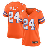 Champ Bailey Denver Broncos Women's Mile High Collection 1977 Throwback Retired Player Game Jersey Orange - Nike