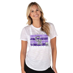 Colorado Rockies Concepts Sport Women's Infuse Knit Top Clearance