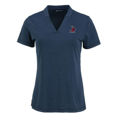 St. Louis Cardinals Cutter & Buck Women's Forge Stretch Blade DryTec V-Neck Polo discount