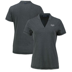 Tampa Bay Rays Cutter & Buck Women's Forge Stretch Blade DryTec V-Neck Polo Near Me