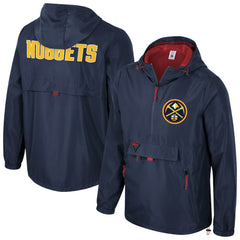 NBA - Denver Nuggets Stadium Essentials Unisex Compete Quarter-Zip Windbreaker Jacket - Navy