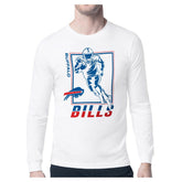Buffalo Bills Starter Player Grid Graphic Long Sleeve T-Shirt White - NFL