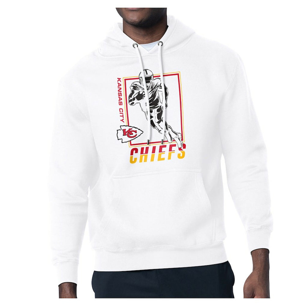 Kansas City Chiefs Starter Player Grid Pullover Hoodie White - NFL