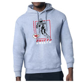 Kansas City Chiefs Starter Player Grid Pullover Hoodie Heather Gray - NFL
