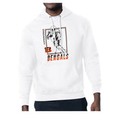 Cincinnati Bengals Starter Player Grid Pullover Hoodie White - NFL