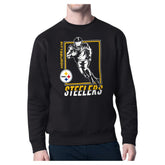Pittsburgh Steelers Starter Player Grid Pullover Sweatshirt Black - NFL